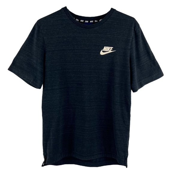 Vintage Nike Single Stitch 50/50 Charcoal Gray Swoosh T-Shirt Men S - Picture 9 of 12